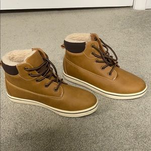 Faux Fur Lined Boots - Boys